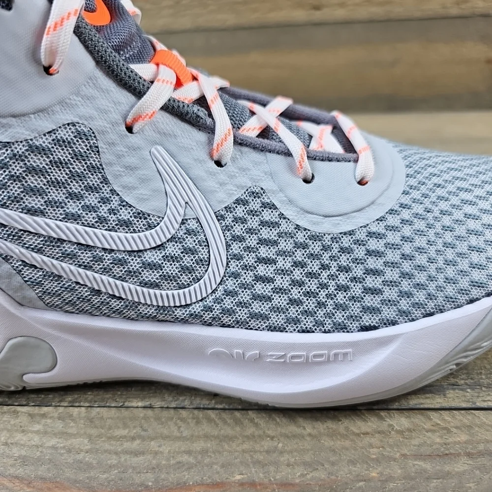 Nike KD Trey 5 IX Men's Basketball Casual Shoes Pure Platinum Cool Grey - Picture 10 of 11